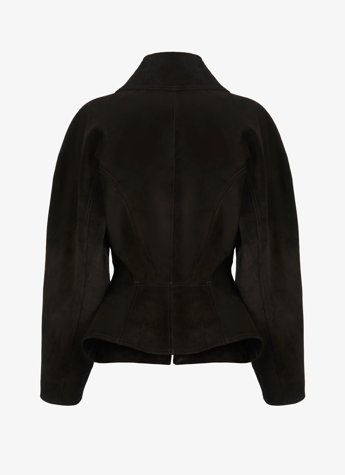 ALAÏA EDITION 1986 Suede Lace-Up Jacket ALAÏA BLACK ALAÏA EDITION 1986 SUEDE LACE-UP JACKET